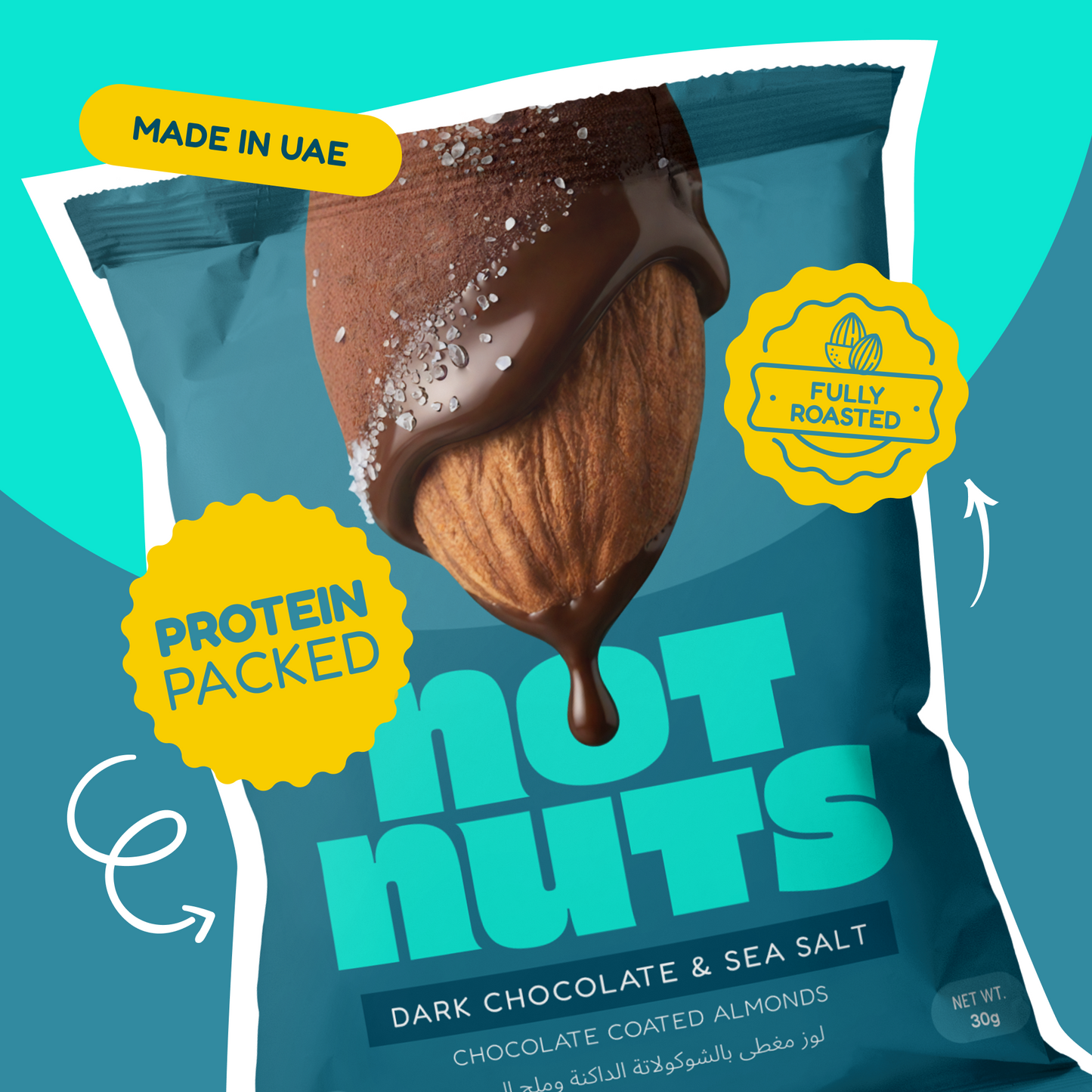Dark Chocolate & Sea Salt Chocolate Coated Almonds