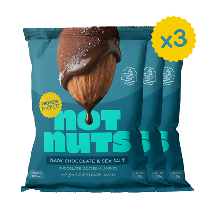 Dark Chocolate & Sea Salt Chocolate Coated Almonds